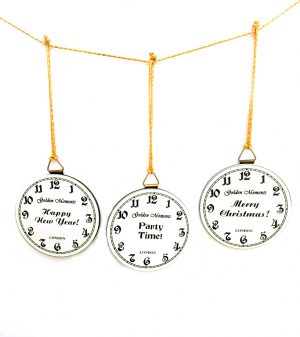 HANGING FESTIVITY CLOCKS